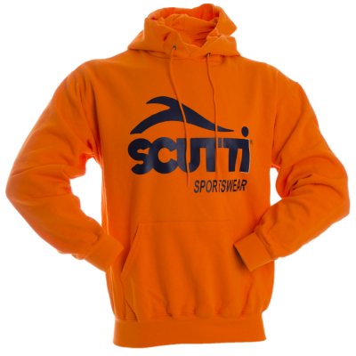 Scutti Sportswear Logo Hoodie in Orange