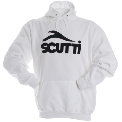Scutti Sportswear Logo Hoodie in White