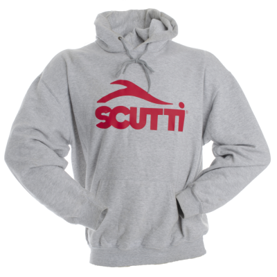 Scutti Sportswear Logo Hoodie in Grey